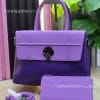 C052 Urban Minimalism Handbag – PU, Large, Horizontal Square, Zipper Closure, 27x12x18cm, 7 Colors for Everyday Outfits
