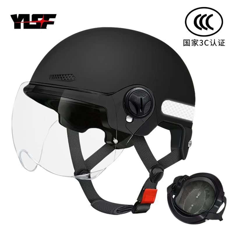 National Standard Certified Electric Vehicle Helmet for Men and Women Battery Motorcycle Cap Summer Half Helmet Wholesale - Image 11