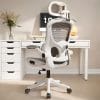 New Win 9251 Ergonomic Mesh Chair – Nylon Frame, Flip Armrests, 6 Configurations with 3D Headrest & Xiaoyao Reclining for Bedroom/Study/Commercial