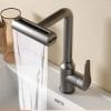 Jiejiate 0651 Modern Simple Basin Faucet – Stainless Steel, Ceramic Disc Valve Core, 3 Colors, Standard/High Styles, Intelligent 4-Gear for Bathroom Vanity
