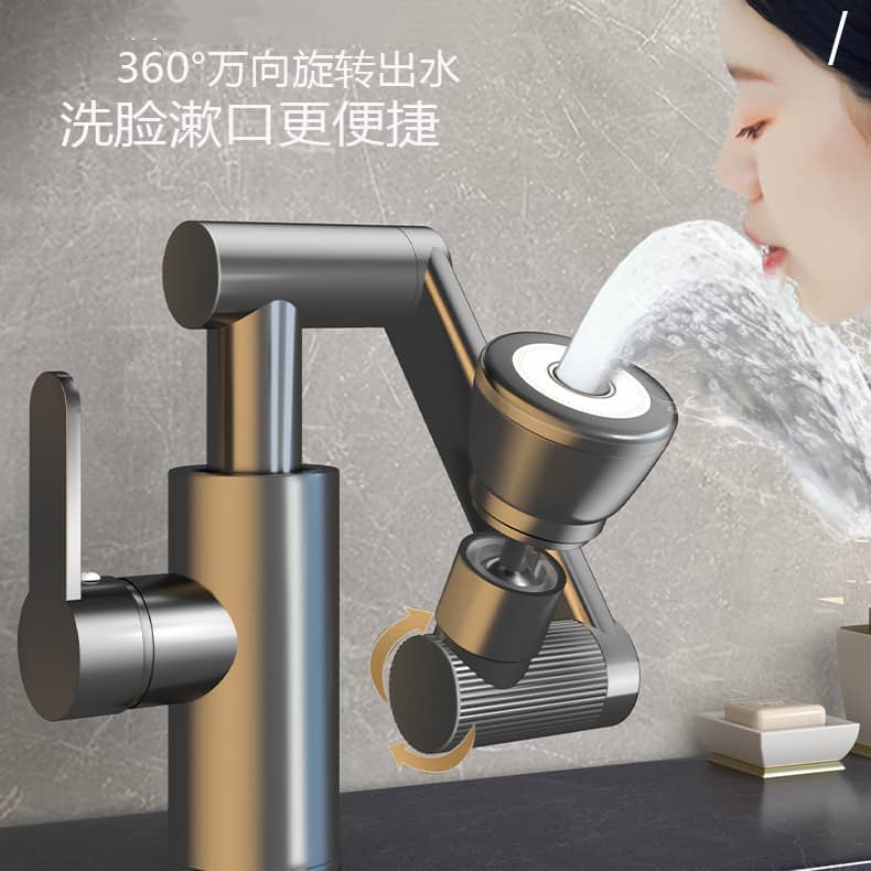 Mu Pure Bathroom Modern Simplicity Kitchen Faucet – Stainless Steel, Ceramic Disc Valve Core, 3 Colors, 15 Configurations for Kitchen Sink - Image 4