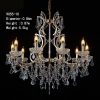 9057 Wedding Acrylic Multi-Layer Crystal Chandelier European Wedding Hall Stage Acrylic Crystal Chandelier Candlestick Lamp