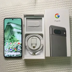 Used Google Pixel 8 – 128/256GB/8GB RAM – 5G, 6.2" OLED 120Hz Display