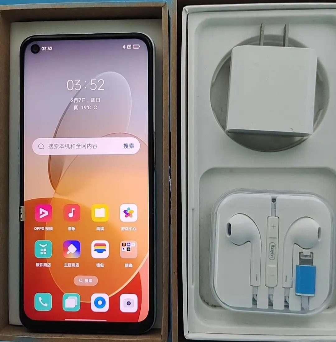 OPPO A52, Used – 128GB/8GB RAM – 4G LTE, 6.5" FHD+ LCD Display - Image 2