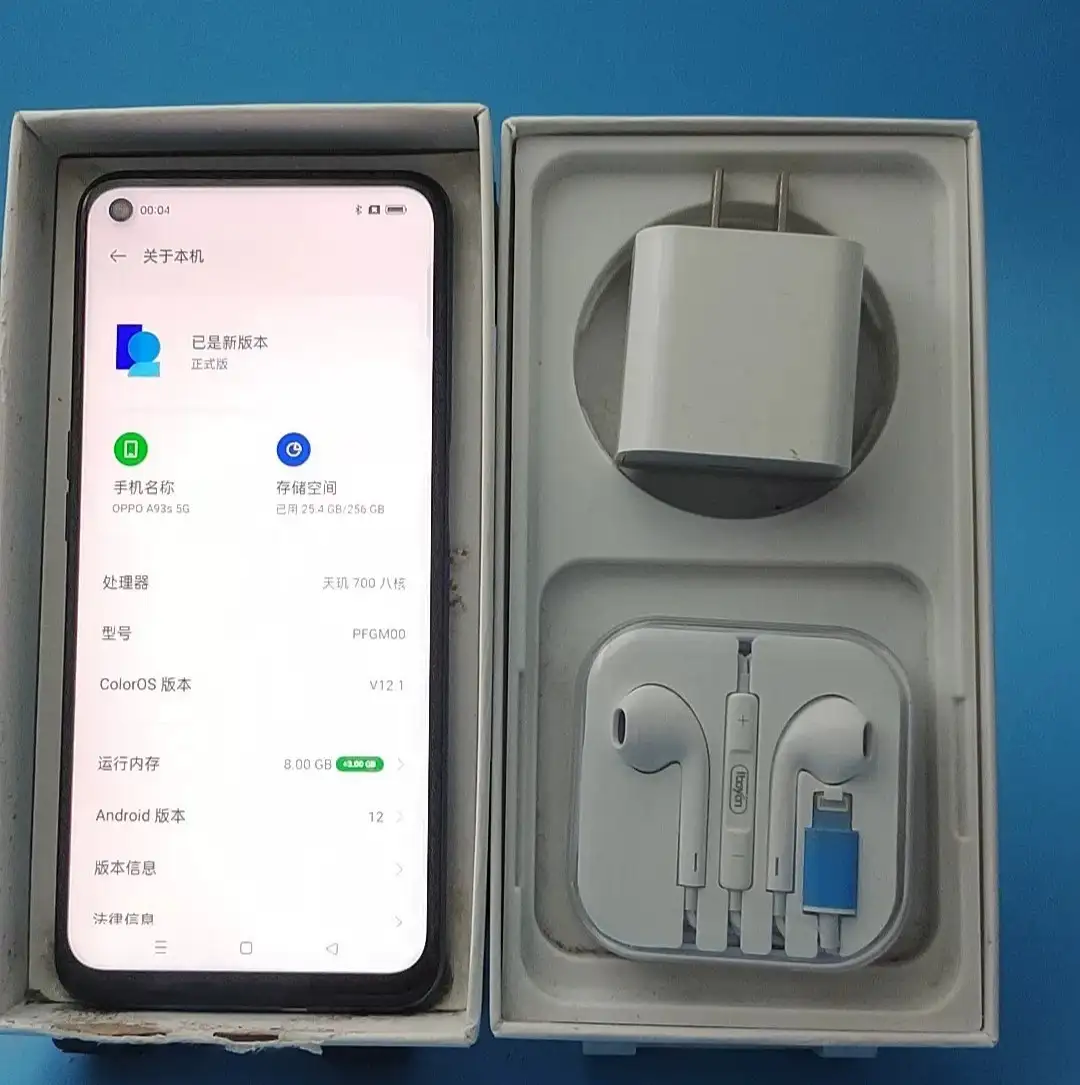 OPPO A93s 5G, Used – 256GB/8GB RAM – 5G, 6.5" 90Hz FHD+ LCD Display - Image 3