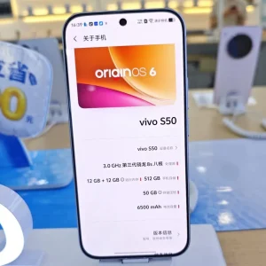 New vivo S50 – 256GB/12GB RAM – 5G, 6.59" 1.5K 120Hz AMOLED Display