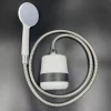 Portable USB Rechargeable Electric Shower Head – Outdoor Camping & Dormitory Essential Shower Pump (Orange)