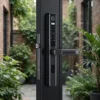 BSY BS1014 Smart Fingerprint Lock – Waterproof Outdoor Keypad Lock for Thermal Break Aluminum, Glass & Sliding Doors (Fingerprint/Password/Key/Card)