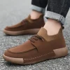Jinghuiteng 2506 Men's Soft-Sole Breathable Loafers – Lightweight Flat Business Slip-On Shoes for Casual & Everyday Wear (2026 New Style)