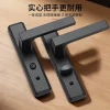 Single-tongue door lock, bathroom lock, toilet lock, shower lock, interior door handle, universal household handle.