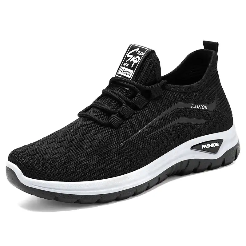 Women's Everyday Comfort Shoes – Breathable Flyknit Slip-Ons for Seniors & Casual Wear (Sizes 36-43) - Image 4